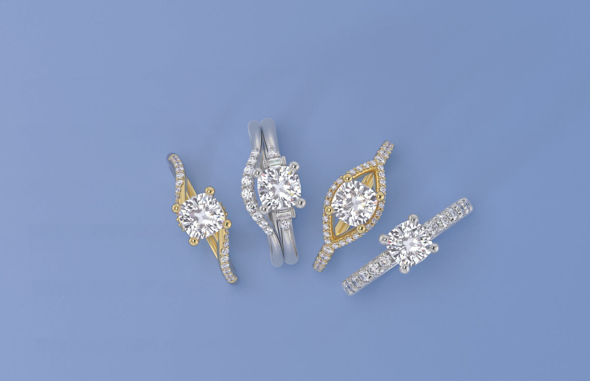 Cushion Shaped Engagement Rings