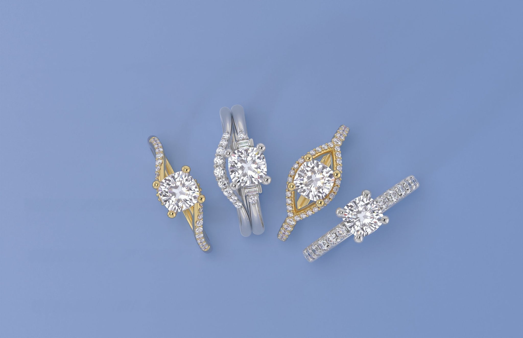 Cushion Shaped Engagement Rings