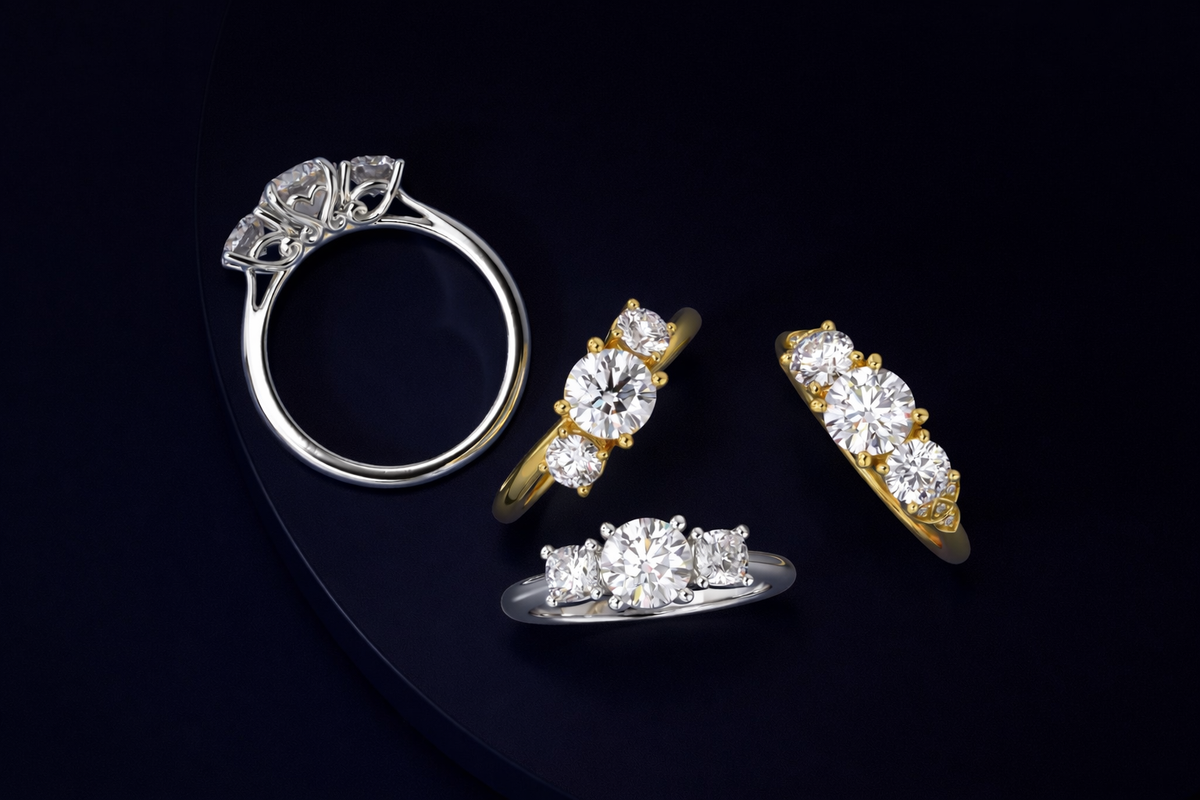 Round Shaped Engagement Rings