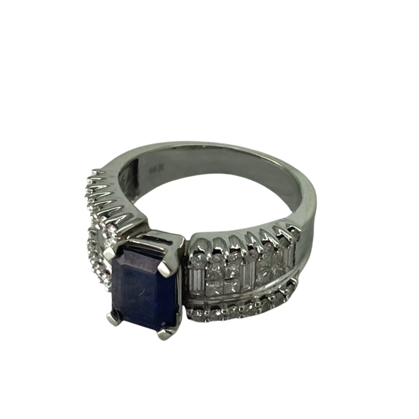 CONS L.H. Natural Sapphire (1.75ct) & Diamond (1.92ctw) 14kt Ring