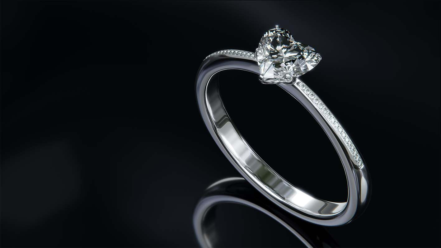 Heart Shaped Engagement Rings