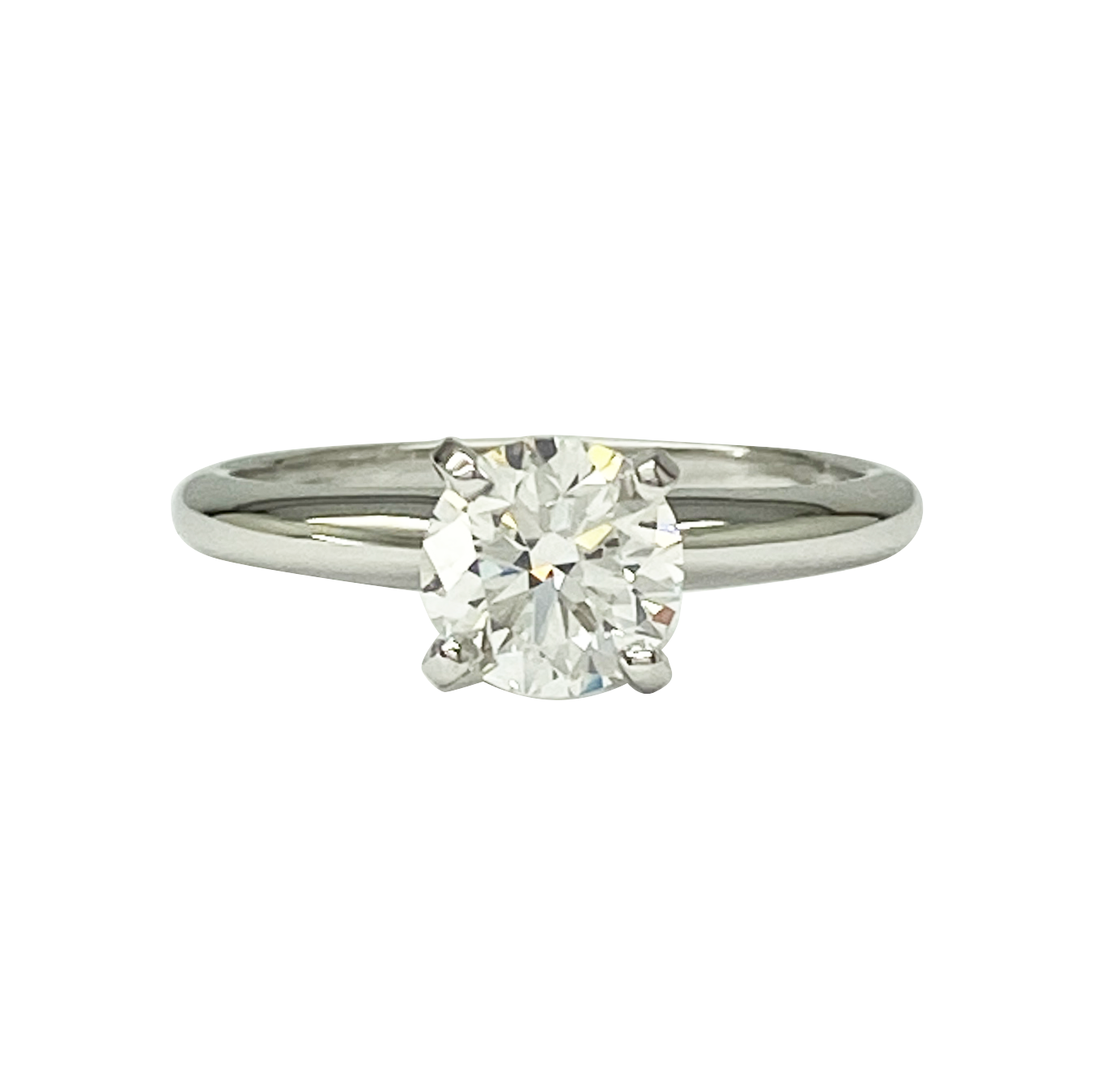 14KWG. 1CT Lab Grown Diamond Solitare Ring