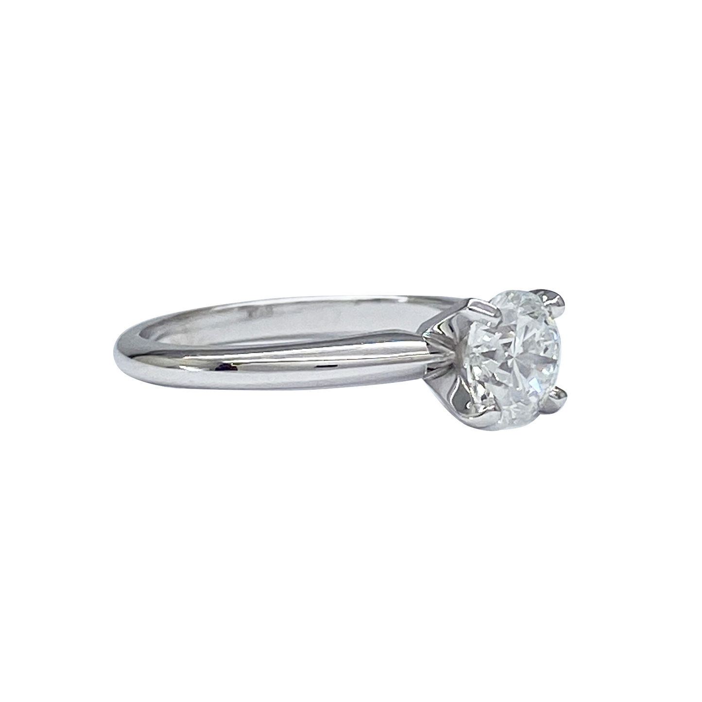 14KWG. 1CT Lab Grown Diamond Solitare Ring