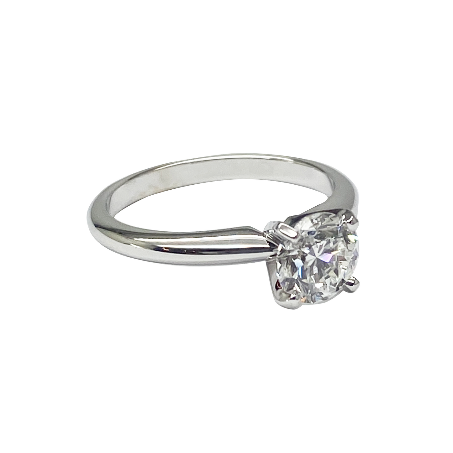 14KWG. 1CT Lab Grown Diamond Solitare Ring
