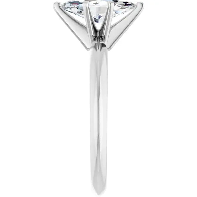 14K White Gold 1.20 CTW Marquise-Cut Six-Prong Solitaire Diamond Engagement Ring-
