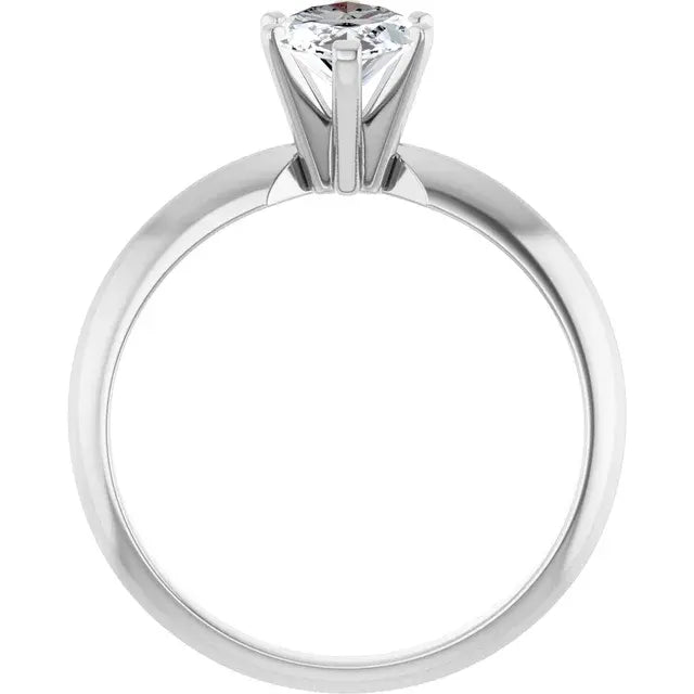 14K White Gold 1.20 CTW Marquise-Cut Six-Prong Solitaire Diamond Engagement Ring-