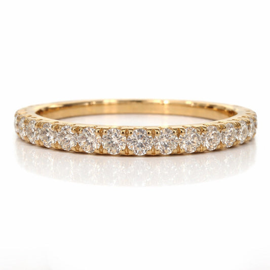 14K Yellow Gold Band with 0.38ctw Natural Diamonds-Paul's Jewelers
