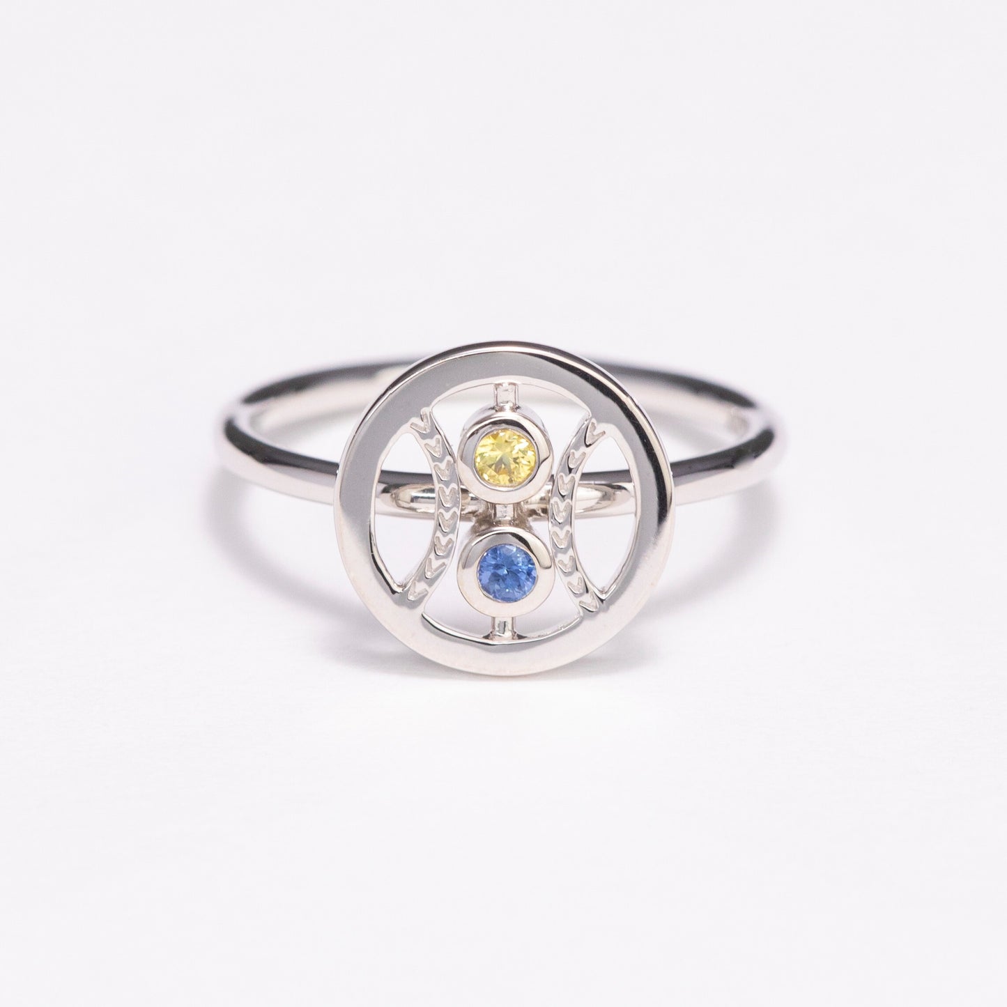 Brewer's Baseball Sapphire Ring, Sterling Silver