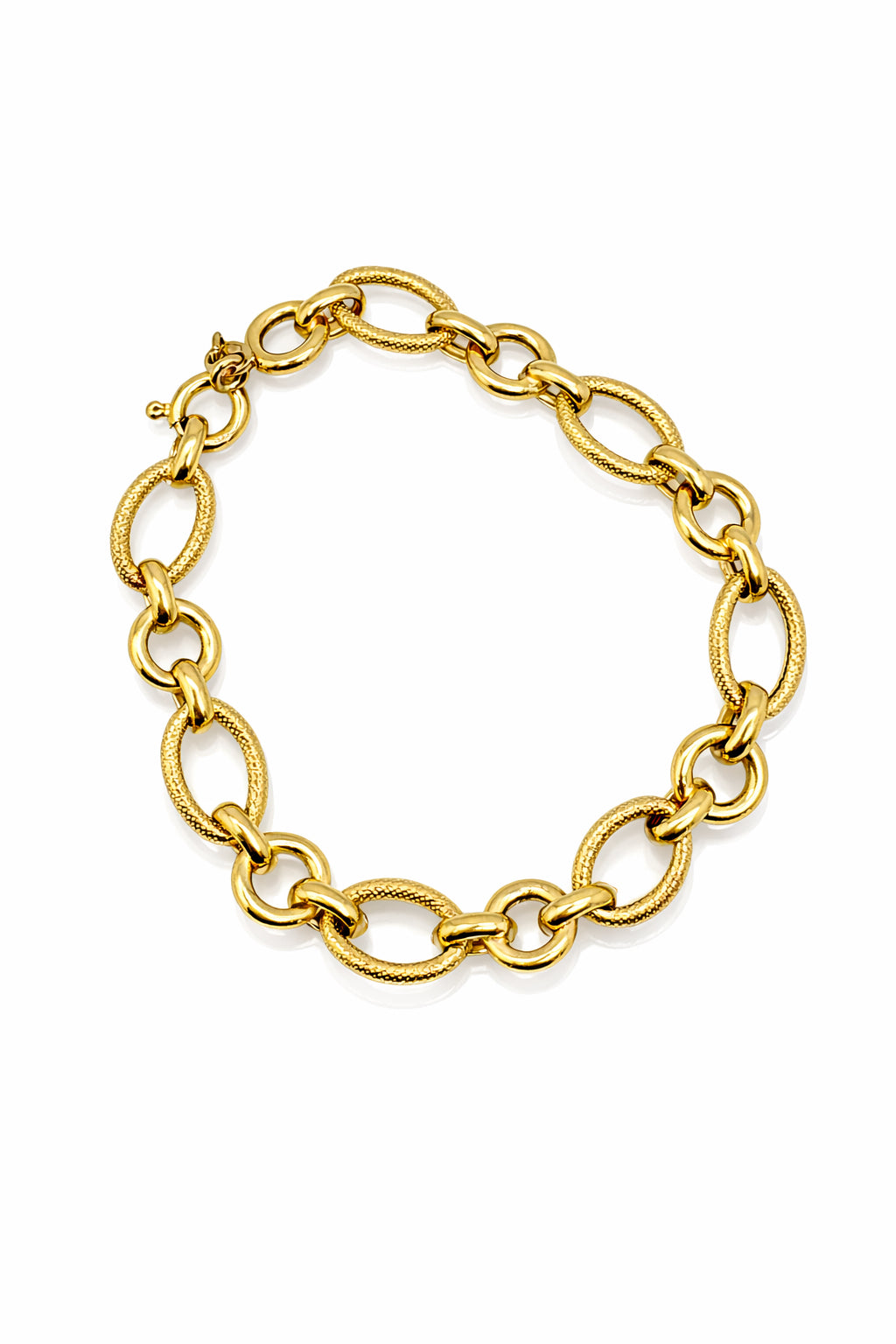 18K Yellow Gold Link Bracelet