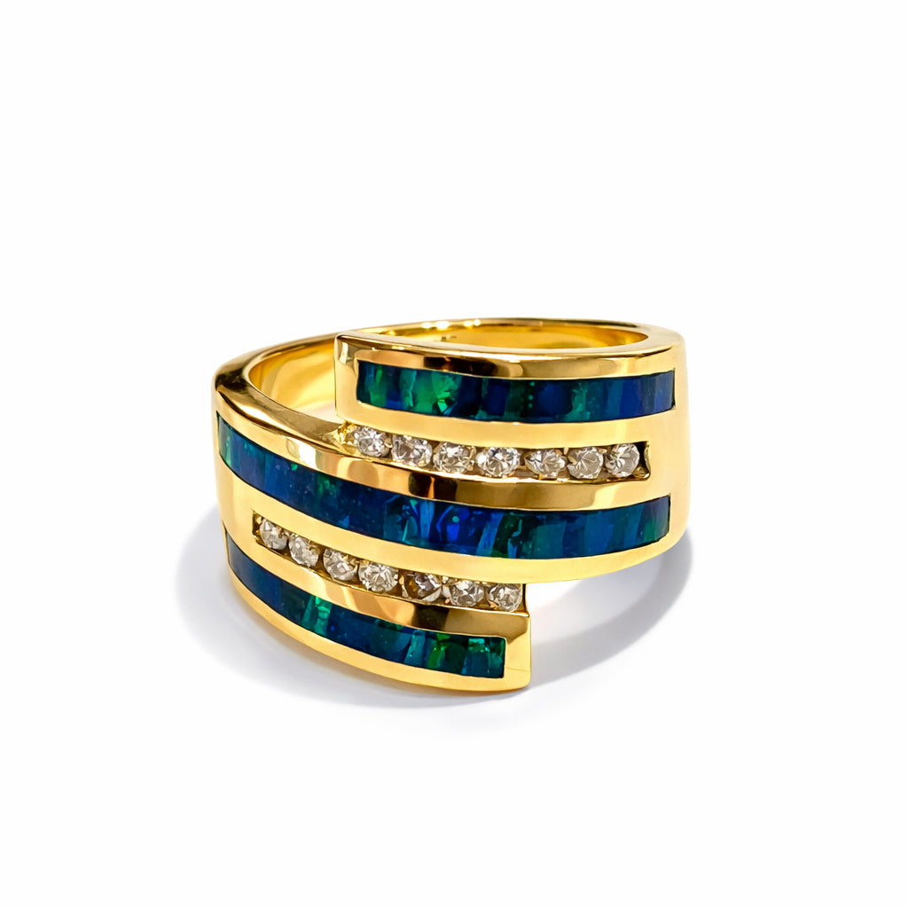 14K Yellow Gold Gemstone Ring