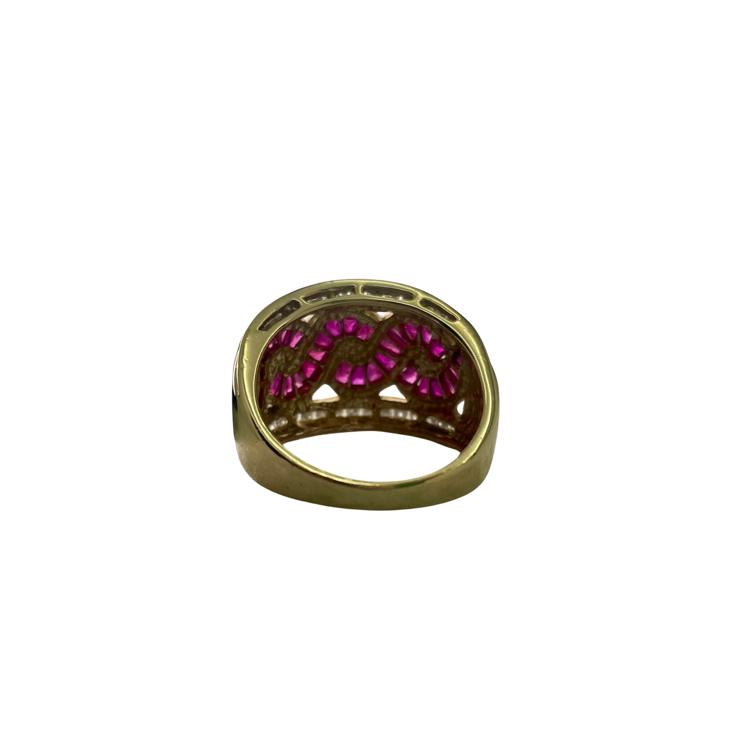 CONS L.H. 14kt Natural Ruby (1.50ctw) & Diamond (.60ctw) Ring