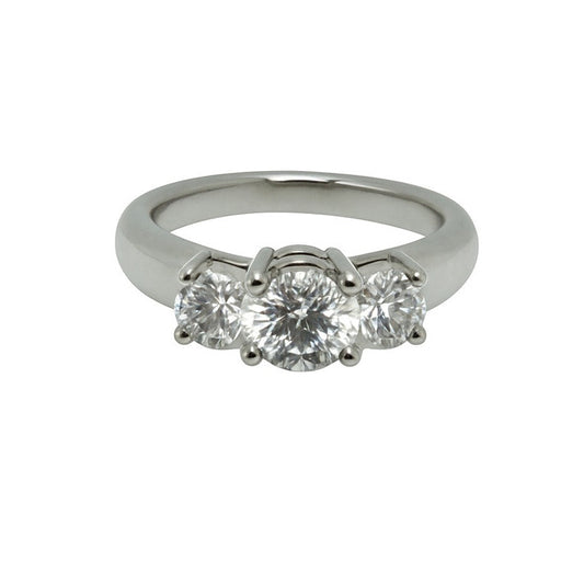 CONS L.H. Natural 3 Diamond Ring 14kt 0.65ctw G/SI2