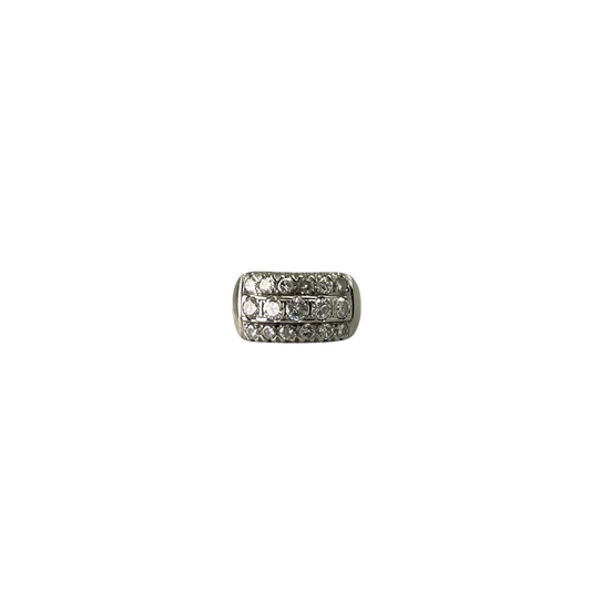 CONS L.H. Natural Diamond 3 Row Ring, 1.61ctw, 14kt