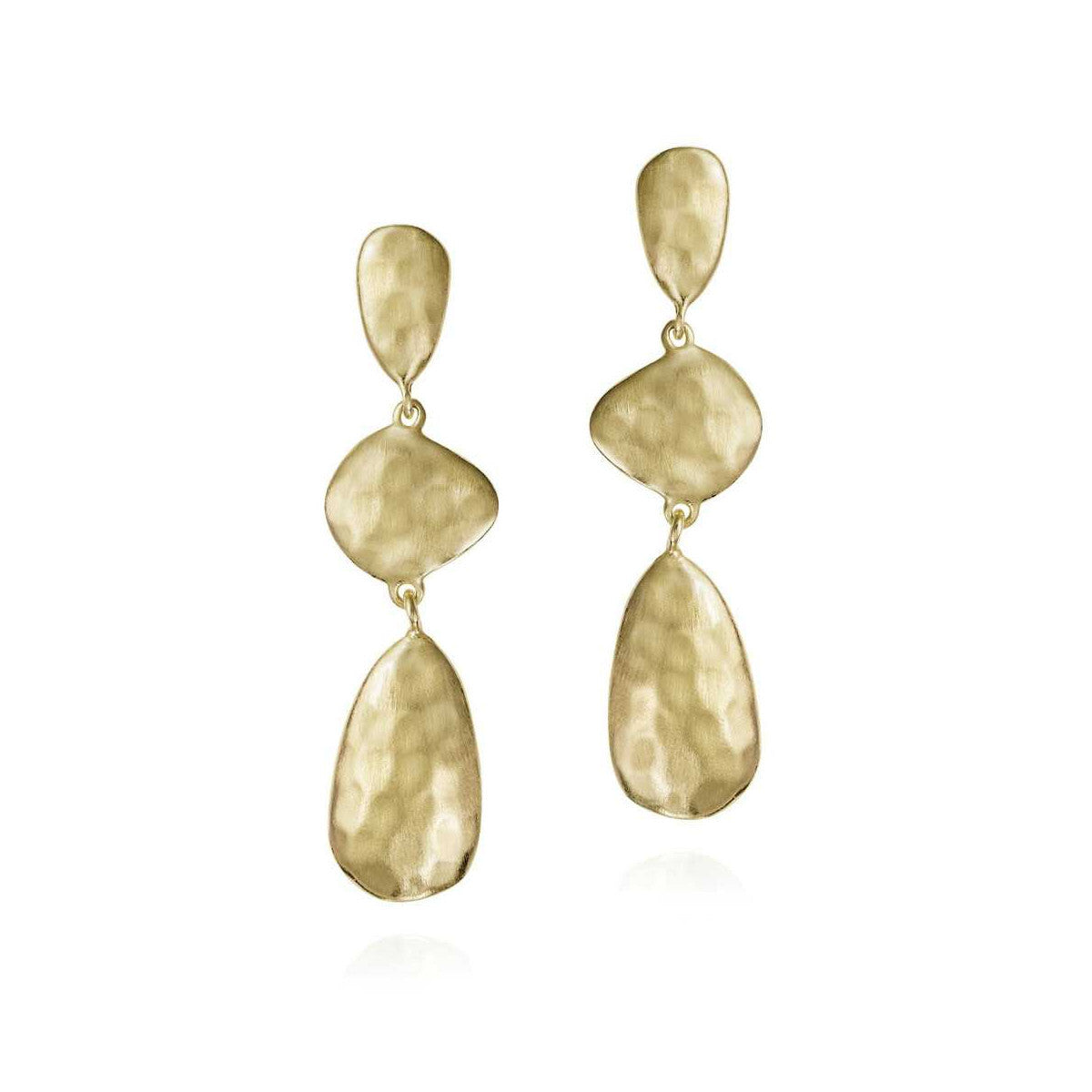 ESSENTIAL Earrings in Sterling Silver. 18k Gold Vermeil