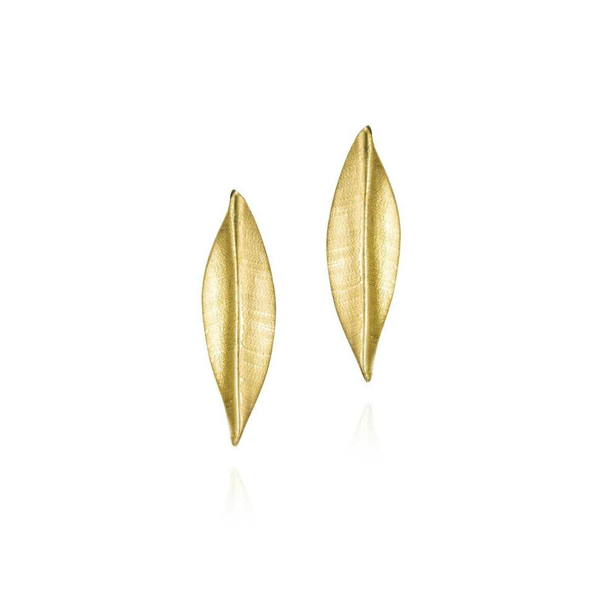 Forest Sterling Silver Earrings. 18k Gold Plated