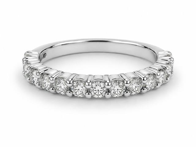 GIA Certified Round Brilliant Diamond Halo Bridal Set in 14K White Gold