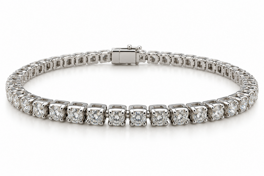 Platinum Tennis Bracelet with 2.3cttw Lab Grown Diamonds