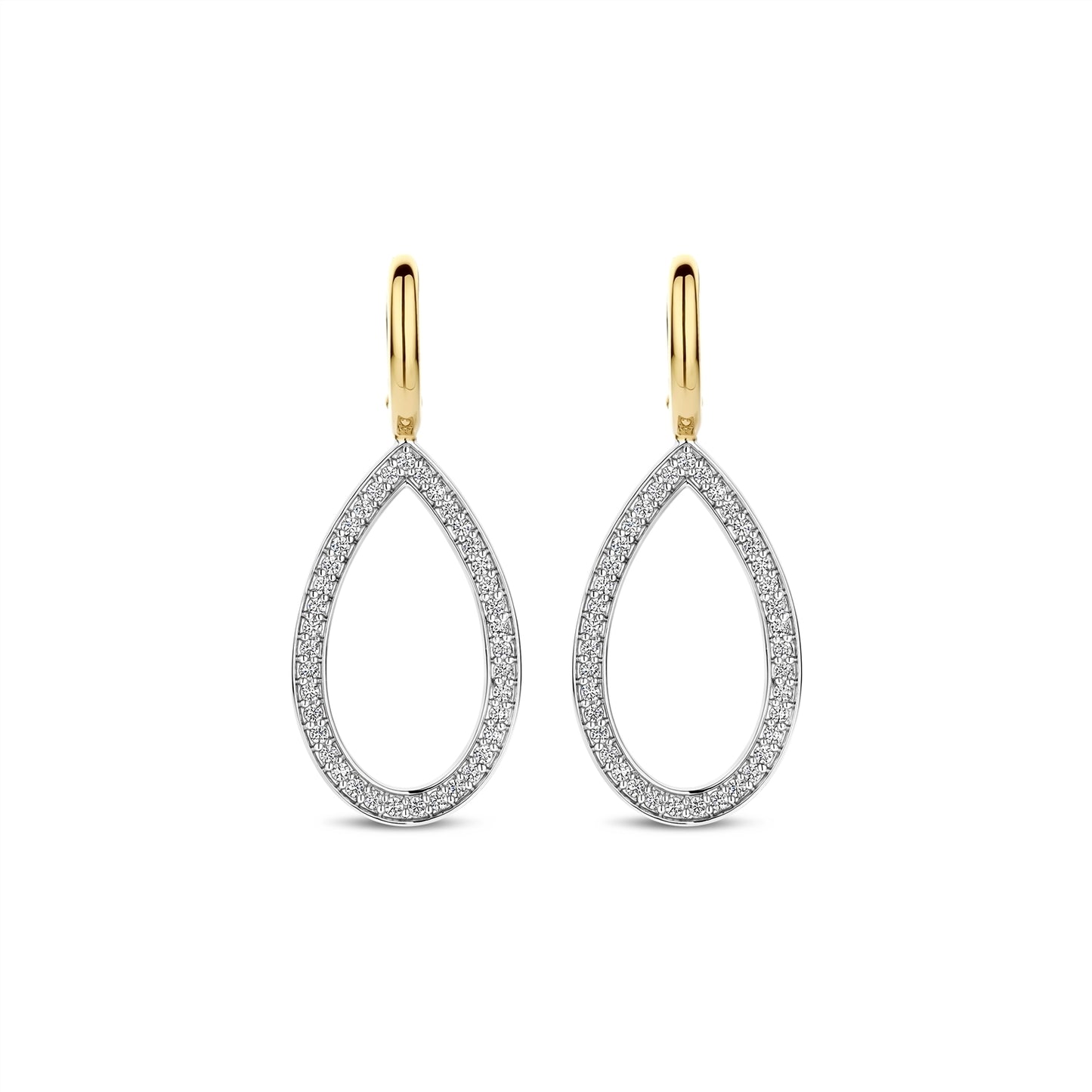 Gold plated sterling silver earrings