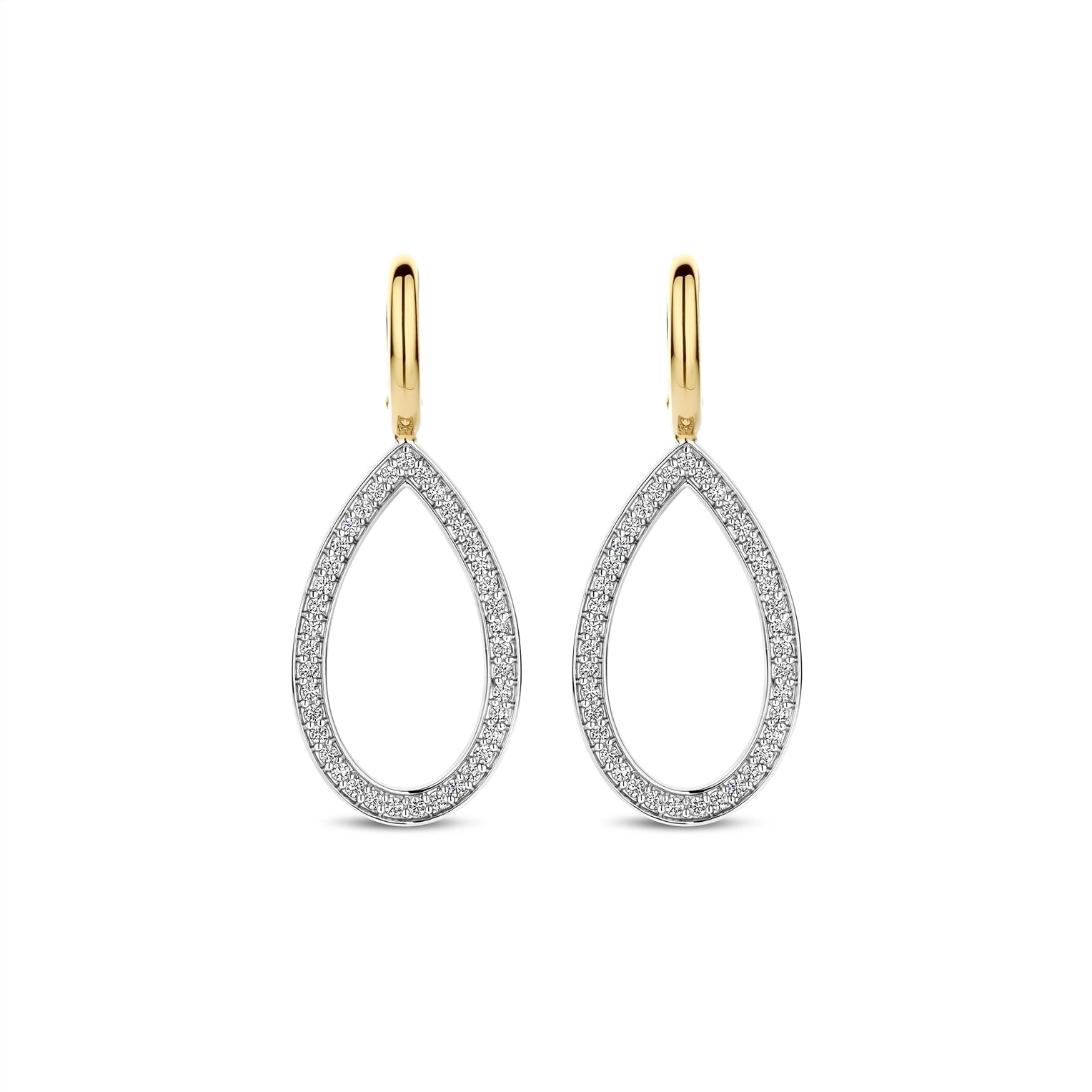 Gold plated sterling silver earrings