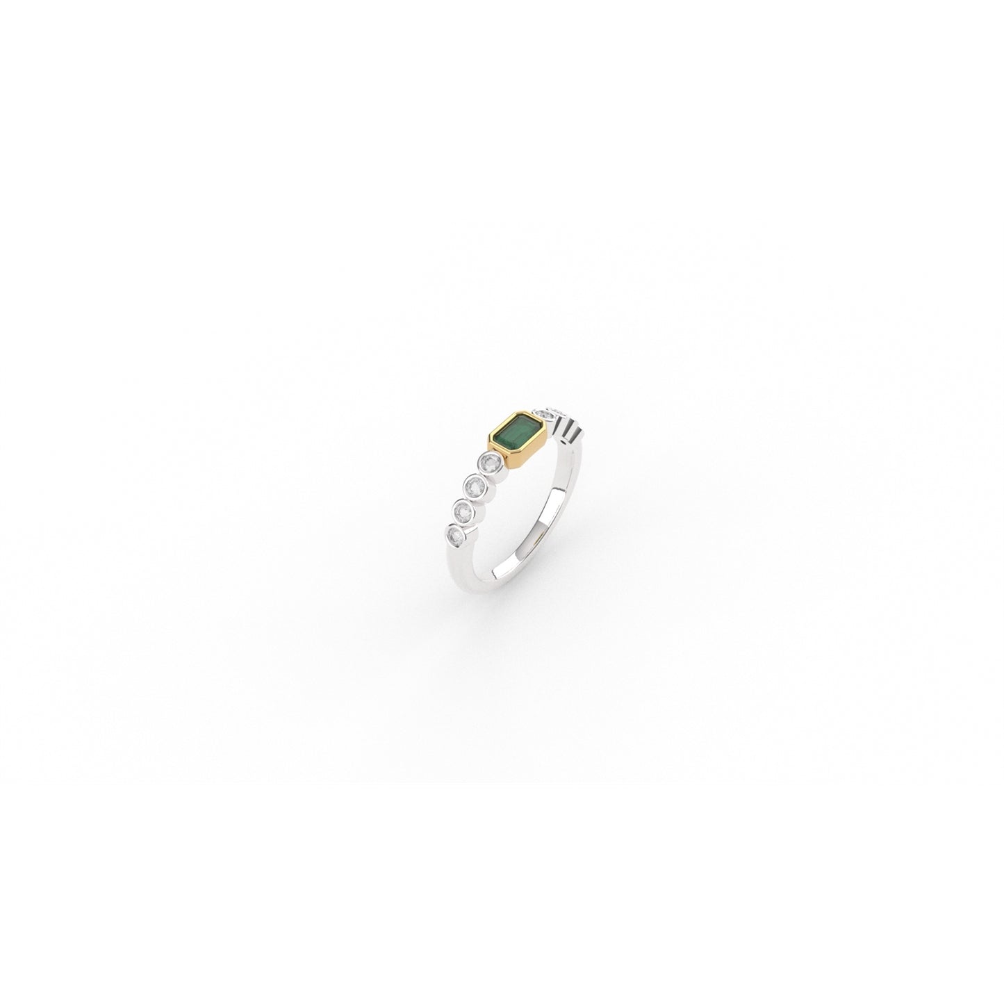 Gold plated sterling silver ring