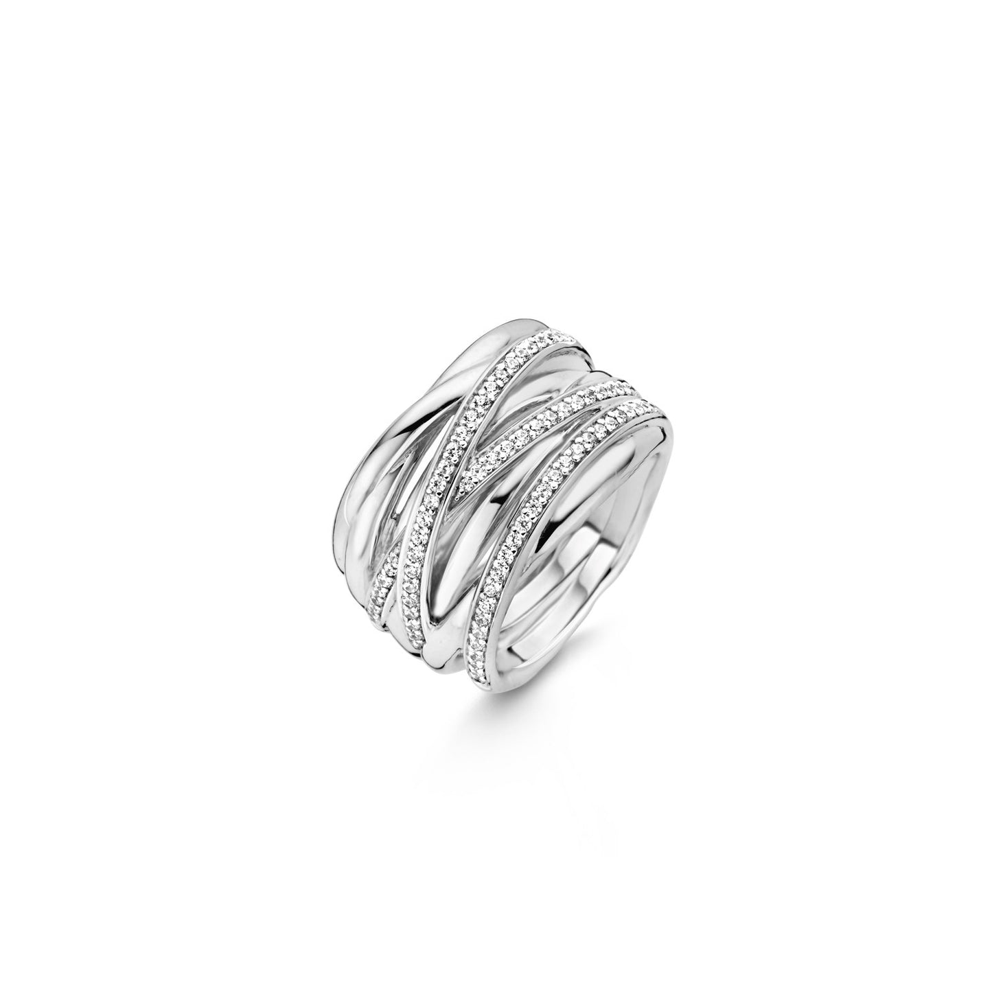Sterling silver multi layer band