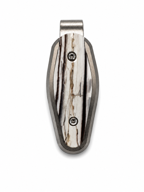 Titanium and Mammoth Tusk Money Clip